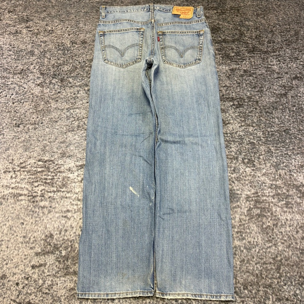 Vintage Levi's 559 Relaxed Straight Jeans Mens 32x30 Blue Baggy Distressed Y2K